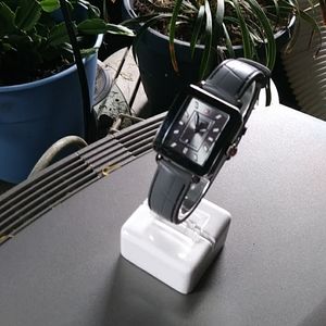 Michele deco sport watch silver grey and black